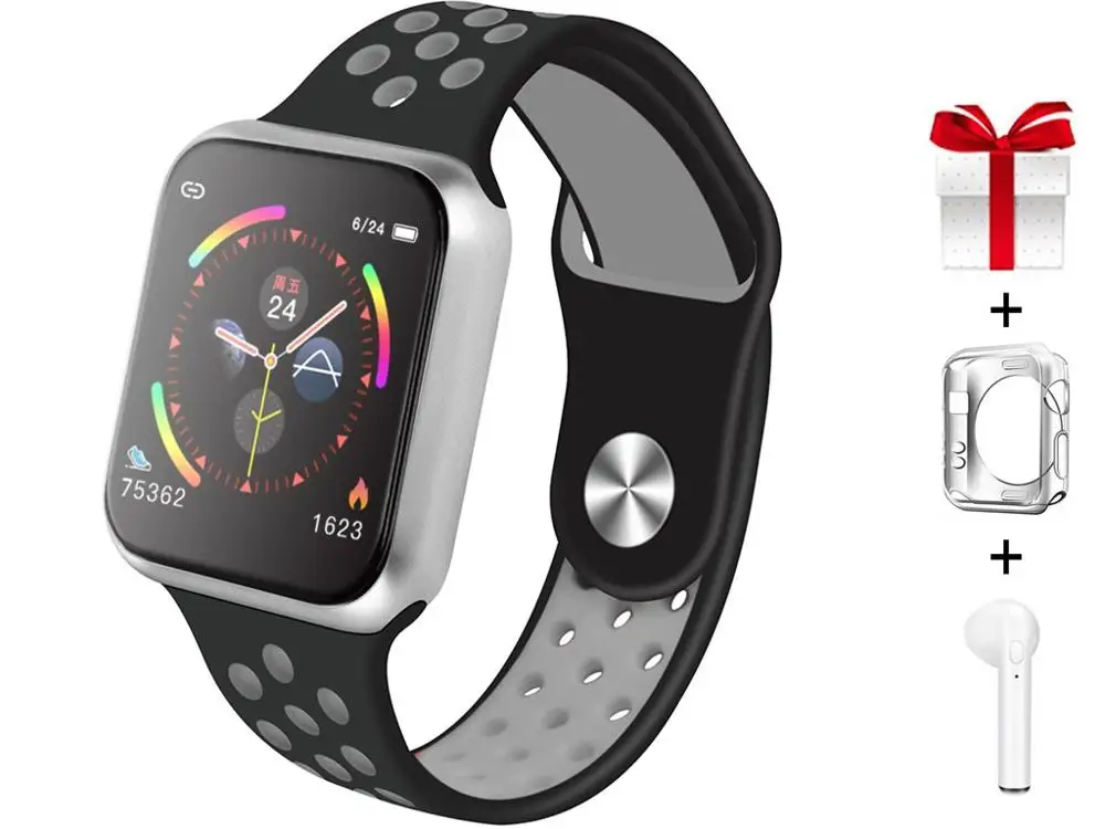 Умные часы F9, Bluetooth, ear, i7, с функцией вызова, ЭКГ, монитор сердечного ритма, умные часы для мужчин и женщин, для apple iphone, xiaomi, pk, B75, P68 - Цвет: i7 f901
