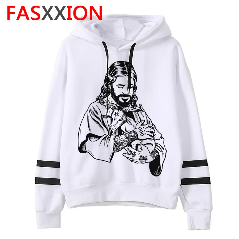 Мужская/Женская толстовка сатана с капюшоном Люцифера демона смерти страшного