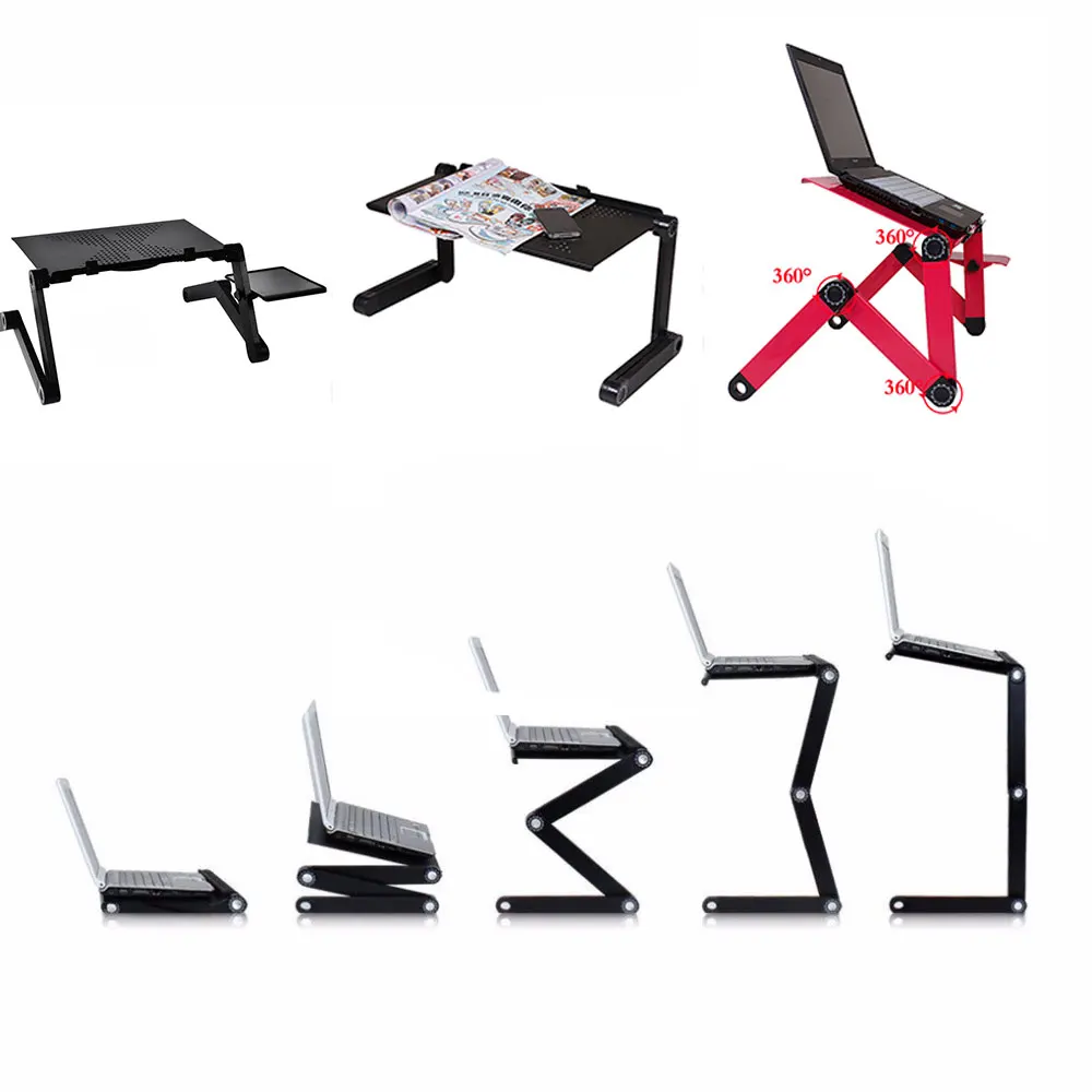 Стол компьютерный складной для ноутбука портативный прикроватный столик офиса