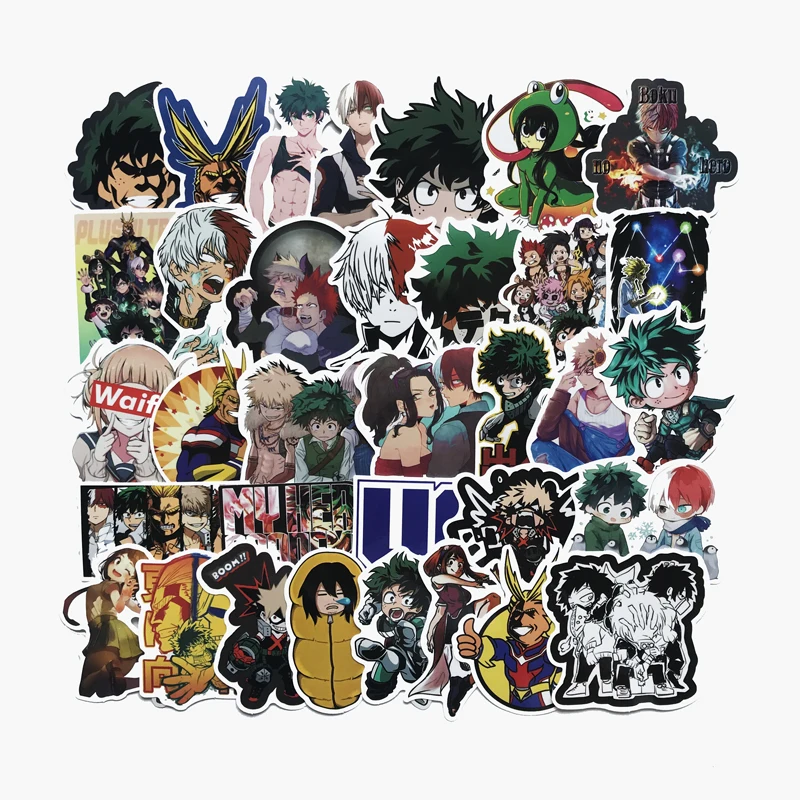 73 шт. наклейки на чемодан моя геройская академия ноутбук скейтборд Izuku Midoriya All Might