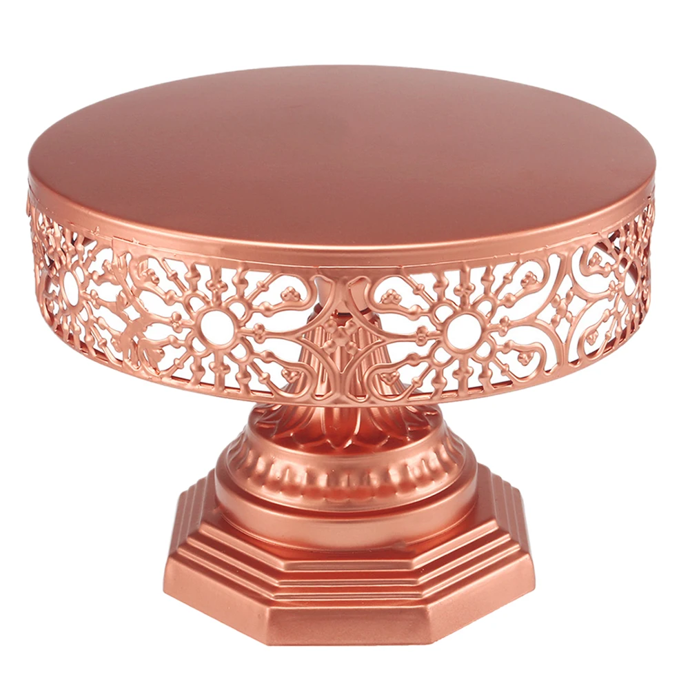 Поднос для свадебной вечеринки античный кекс Круглый праздничный металлический