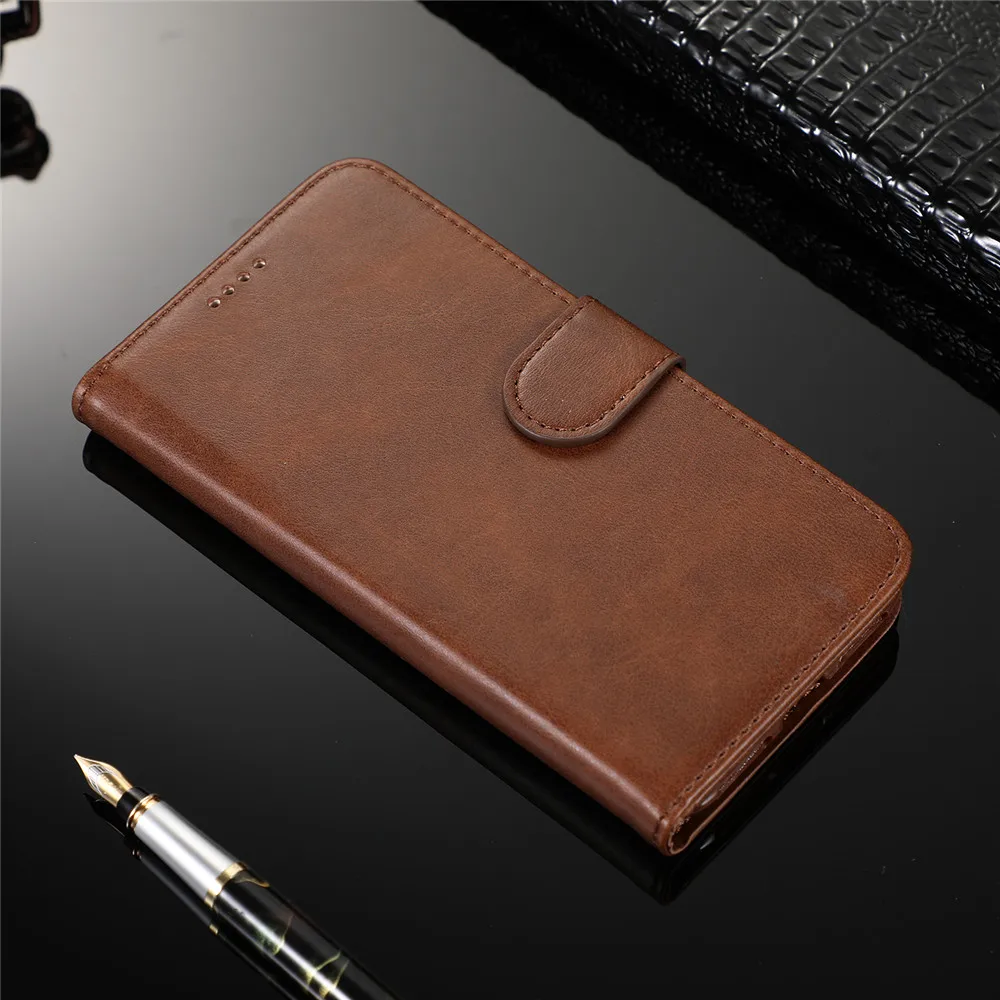 Brown FeiFan Флип Чехол Для samsung Galaxy A50 A30 A20 A40 A70 S10 S9 S8 плюс A20E M10 A10 M20 M30 S7 S6 Edge Note 9 8 S10e кожаный чехол - Цвет: Brown FeiFan