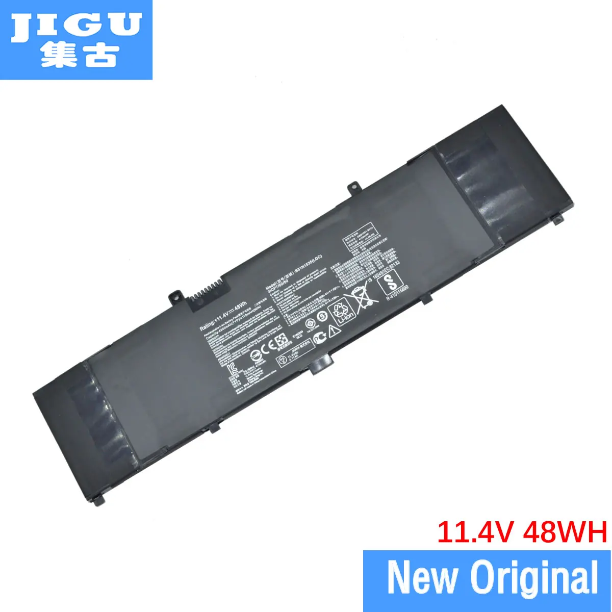 

JIGU 11.4V 48WH 0B200-02020000 B31N1535 Original Laptop Battery For ASUS UX310 UX310UA UX310UF X410UA For Zenbook UX310UA