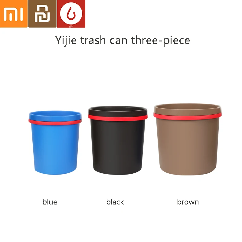 

Мусорные баки xiaomi yijie YD - 03 для дома, большая емкость, цветная классификация, мусорные баки от Xiaomi youpin, 3 шт.