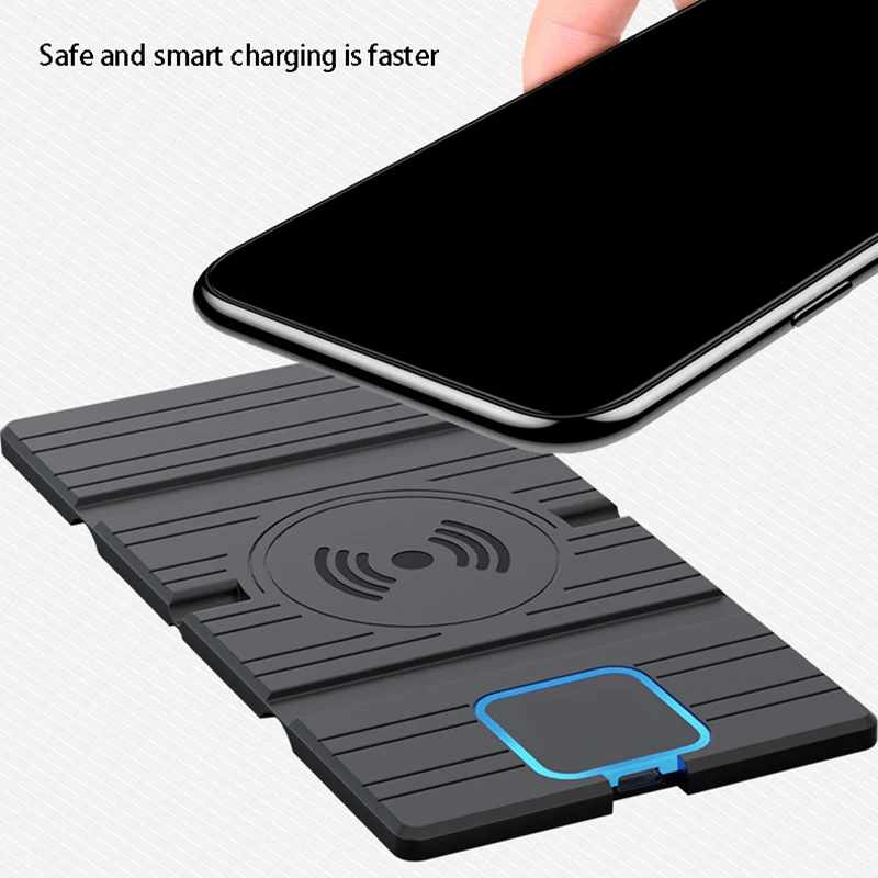 15 Вт силиконовый беспроводной автомобильный телефон зарядное устройство