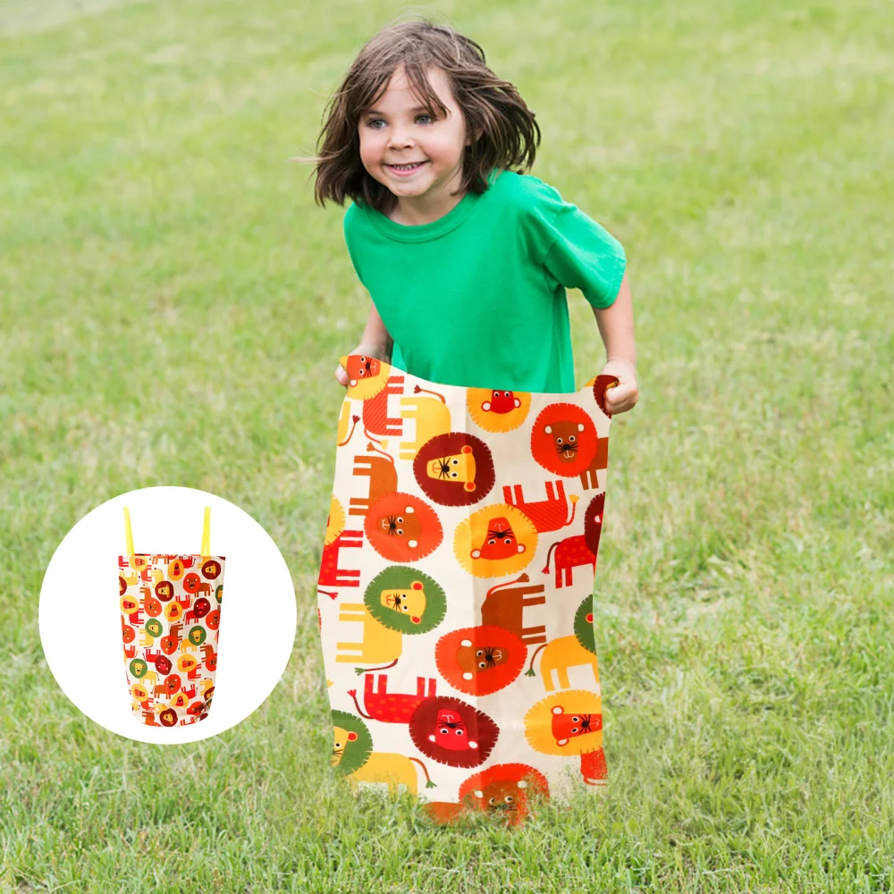 

1Pc Race Bag Cartoon Animal Race Bag Sack Party Supplies Potato Race Bag