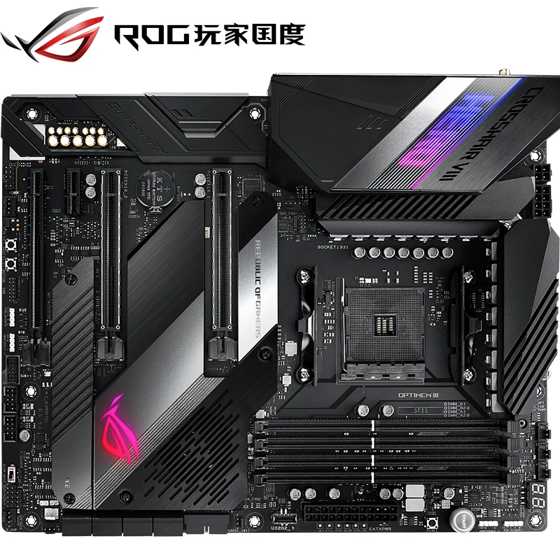 

new motherboard for for ASUS ROG CROSSHAIR VIII HERO(WI-FI) Socket AM4 DDR4 32GB USB2.0 USB3.2 M.2 X570 Desktop motherboard