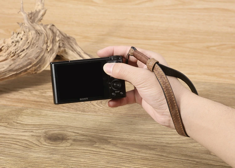 

Original Genuine Leather Digital Camera Wrist Hand Strap Grip Strap Fashion DSLR Wrist Lanyard For Sony Canon Nikon G7X Ricoh GR