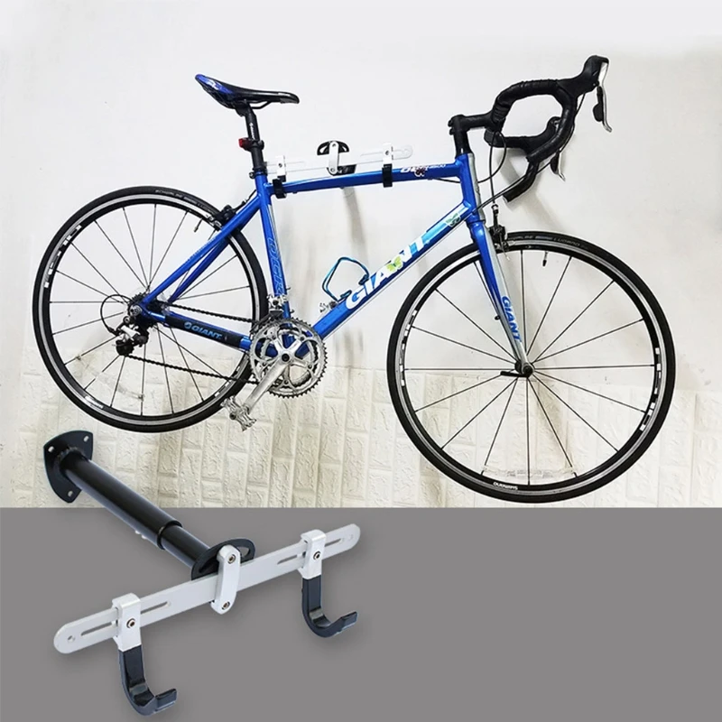 

Indoor Horizontal Wall Mount Bike Storage Rack Safe Secure Cycling Hanger Holder