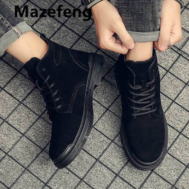 Кроссовки Mazefeng мужские Вулканизированная подошва уникальная Дизайнерская обувь