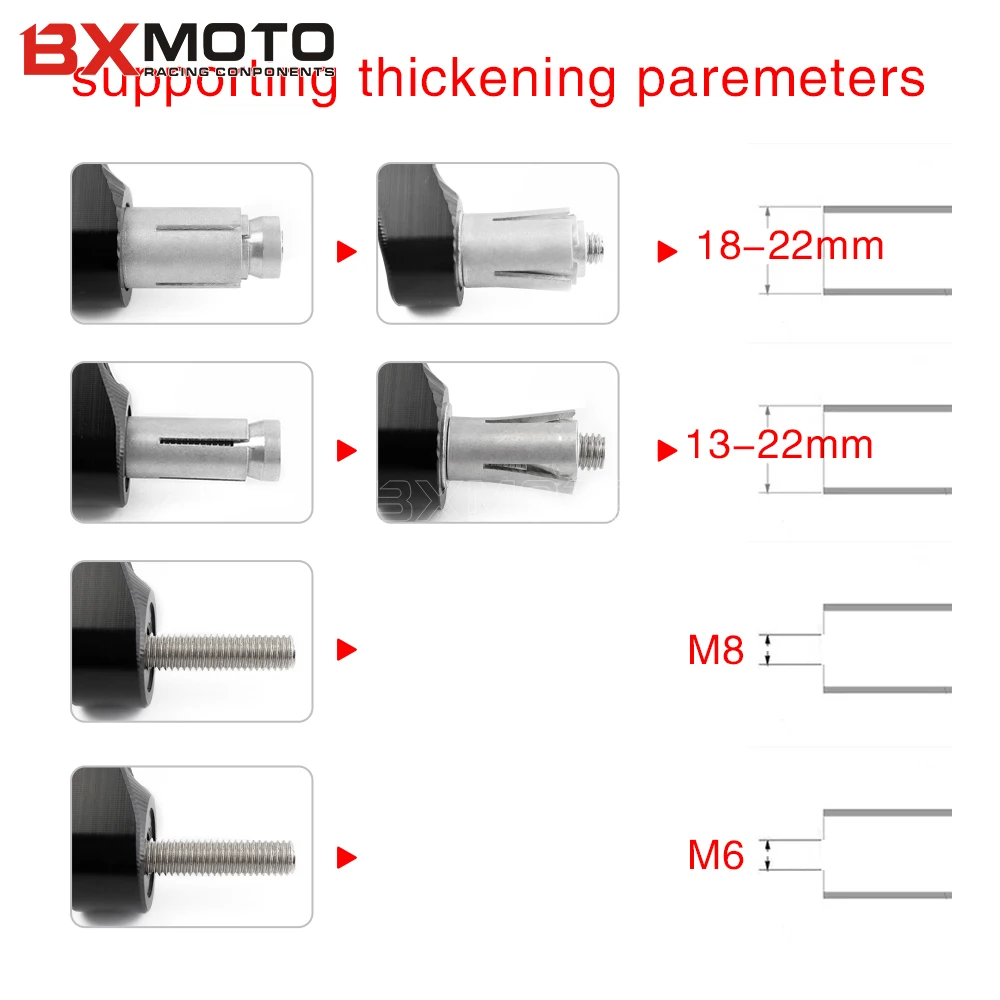 

Motorcycle 7/8" 22mm Universal Handlebar Grips Guard Brake Clutch Levers Guard Protector For YAMAHA YZF-R6 R6S YZF-R3 YZF-R1 R25