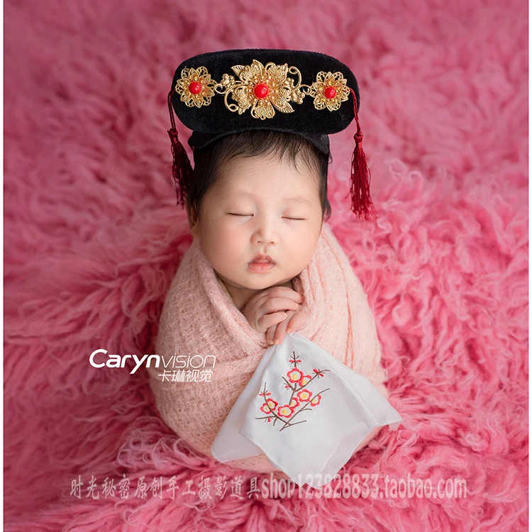 Повязка на голову в китайском стиле ретро династии Цин | Детская одежда и обувь