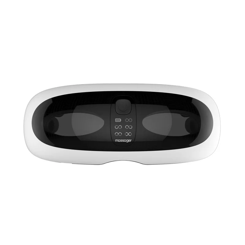 

Eye Massager 4D Smart Airbag Vibration Eye Care Instrument Electric Eye Massage Glasses Fatigue Pouch & Wrinkle