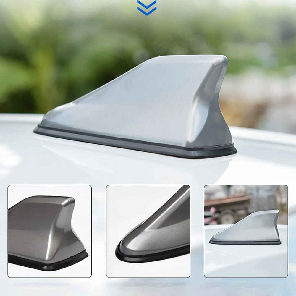 

New Car Sharkfin Antenna Radio FM Aerial Signal Waterproof Auto Car Accessoriesshark Fin Antenna