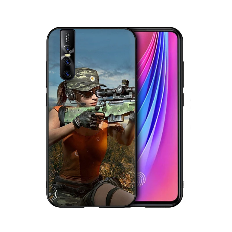 B5 EWAU PUBG мобильный чехол для телефона из силикона Крышка для Vivo Y53 Y55s Y81s Y79 V9 V11 V15 Pro Y69 Y71 Y91C Y93 Y66 X9s Z5X - Цвет: B5