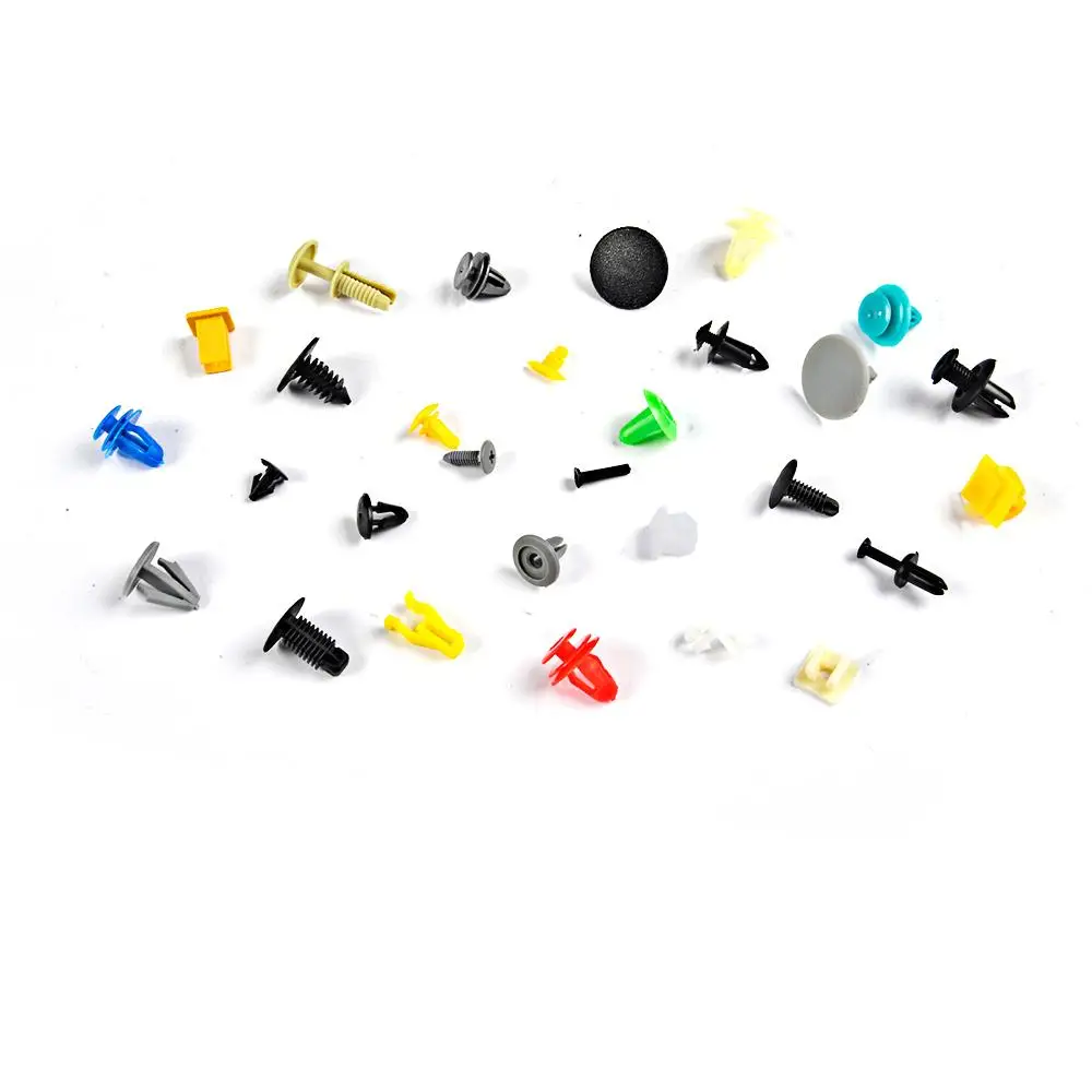 200 шт. автомобильные заклепки пластиковый комплект фиксаторы зажимы подходят для