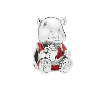 5 Аутентичные 925 пробы серебряные ослепительные амулеты бусины подходят DIY Браслет Подвески бусины оригинальные ювелирные изделия подарок - Цвет: 5