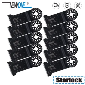 Система Starlock, 1-34 дюйма, HCS, точные японские зубья, многопильные лезвия, колеблющиеся лезвия для резки дерева, гипсокартона, пластика