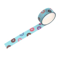 lx474 donuts cute diy scrapbooking sticky adhesive washi paper tape printed patterns stickerss