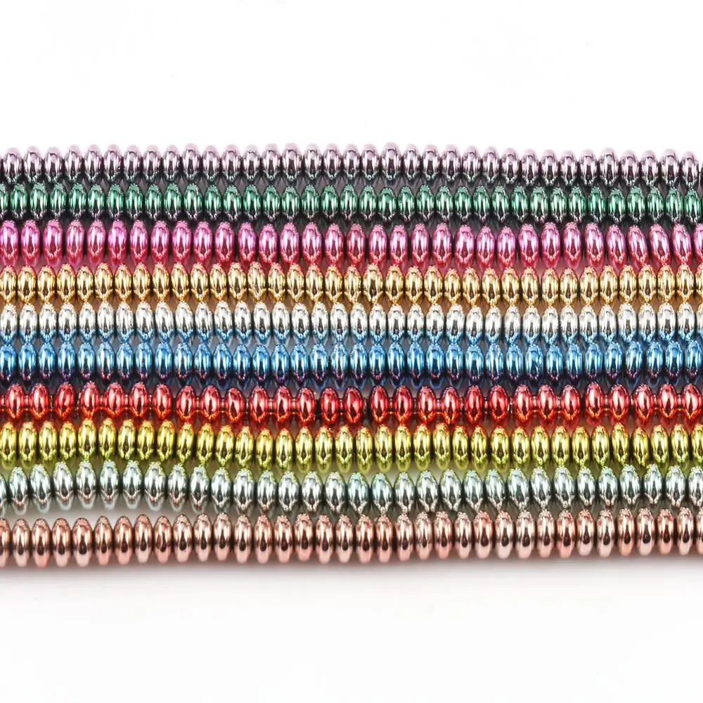 4 6 мм природные минералы каменные бусы цвета: золотистый синий бусинки Rondelle