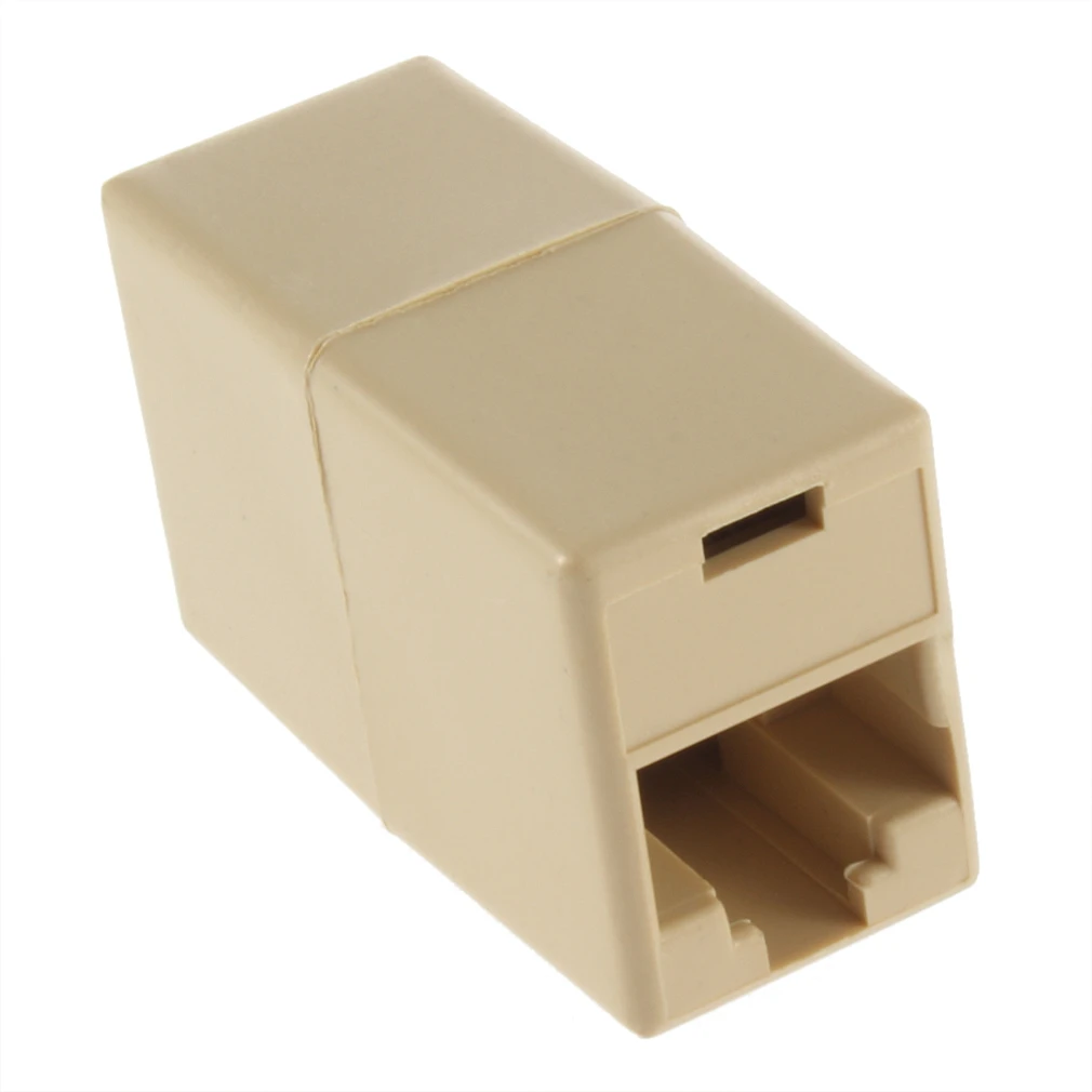 

Universal RJ45 Cat5 8P8C Socket Connector Coupler For Extension Broadband Ethernet Network LAN Cable Joiner Extender Plug