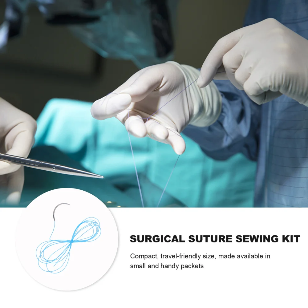 

12 Pcs Thread Needle Suture Training Thread Suture Practice Equipment