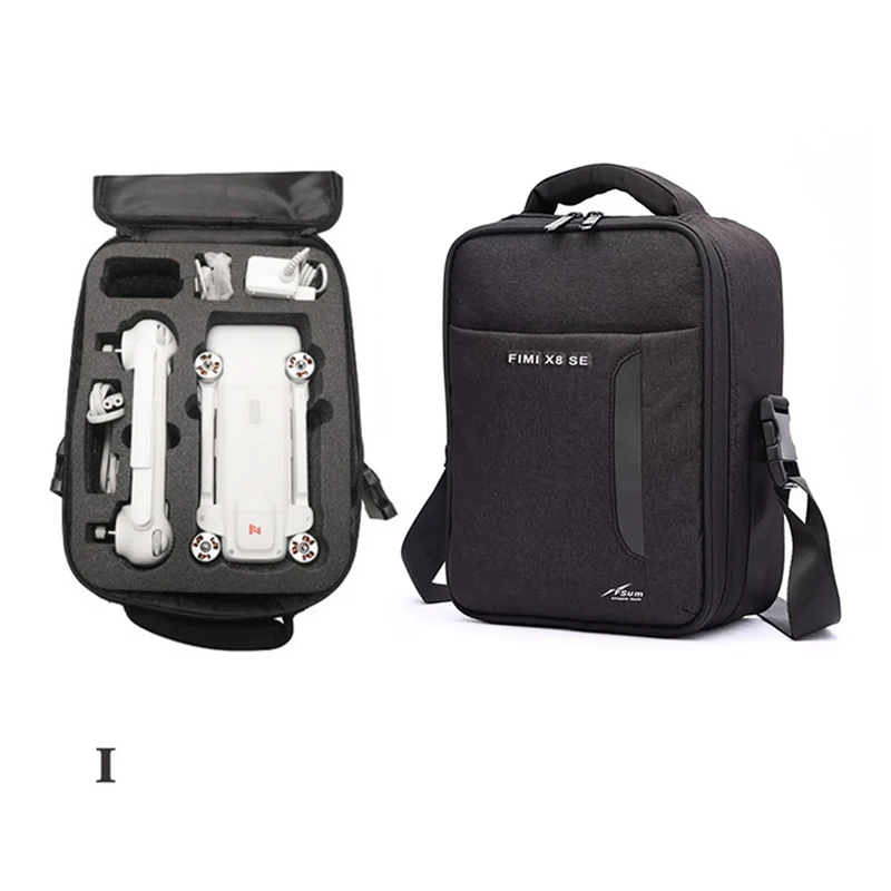 I-Shoulder Bag FIMI X8 SE Drone Bags Portable Storage Bag Travel Case Backpack Shockproof Shoulder Handbag Carring Box Fimi X8 SE Accessories - Color: I-Shoulder Bag