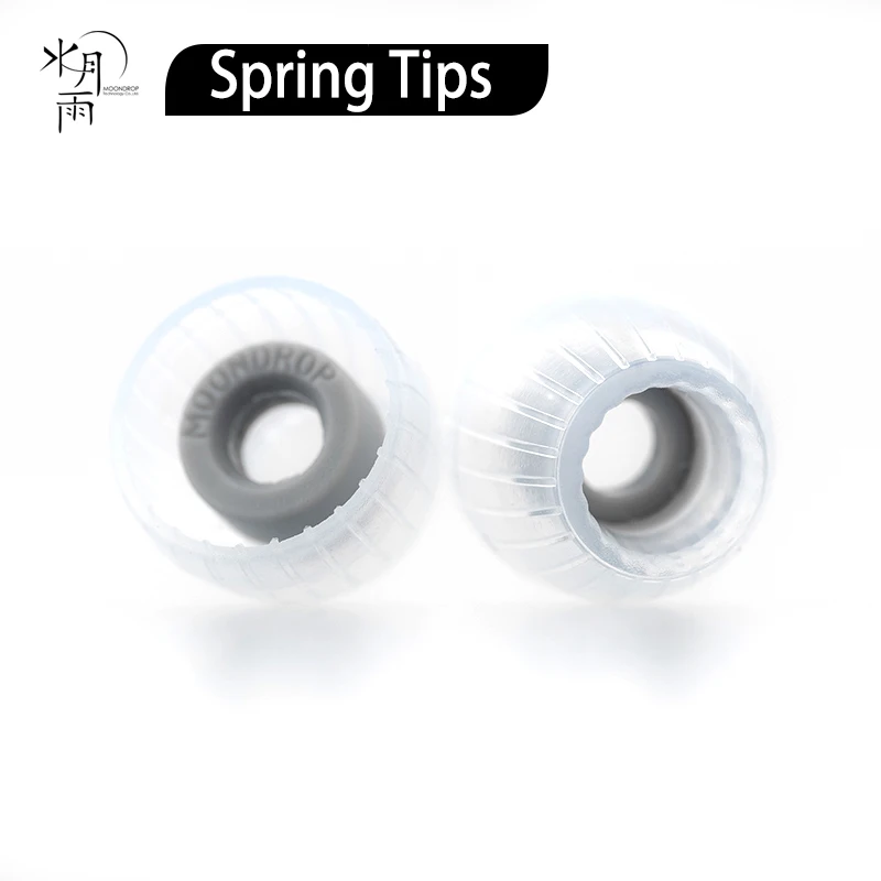 Dicas de Primavera Fone de Ouvido de Silicone-dicas Moondrop Kato Pares 3