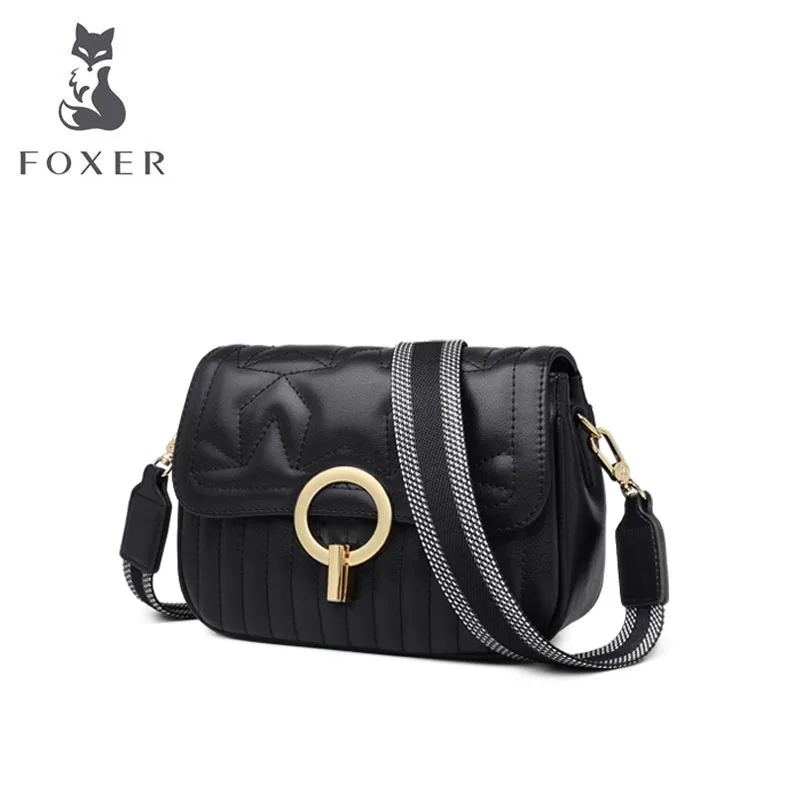 FOXER Роскошная популярная Высококачественная сумка-мессенджер Женская 2019 Новая