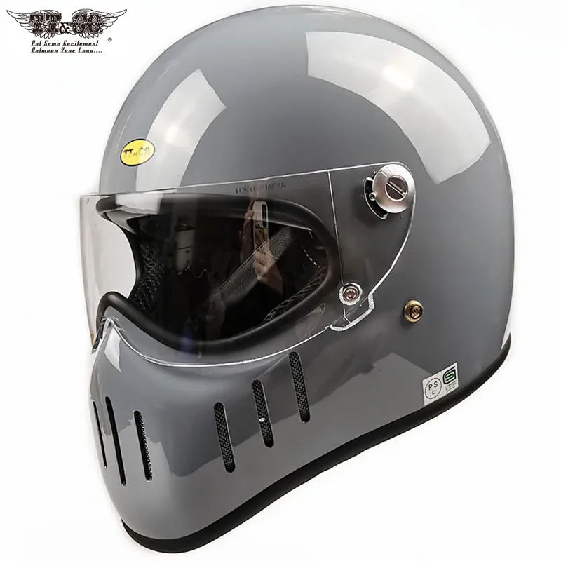 Мотоциклетный Ретро шлем TT &amp CO в японском стиле с линзами винтажный из