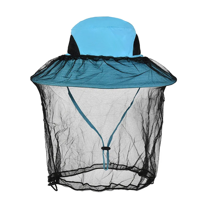 

Sunscreen fisherman hat anti-mosquito quick-drying sun hat mountaineering shade net mosquito fishing hat outdoor new hat