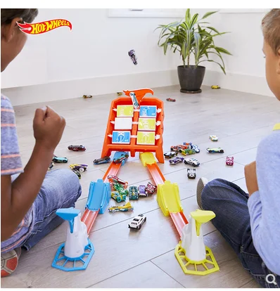 Hotwheels круговая дорожка, игрушка, детские машинки, игрушки, пластиковые металлические мини-машинки, машины для детей, обучающая машинка, игрушка