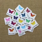 96 наклеек для глажки на заказ, Индивидуальный бренд, логотип или текст, этикетки для одежды, наклейки для глажки, квадратные, рамка (YT004)