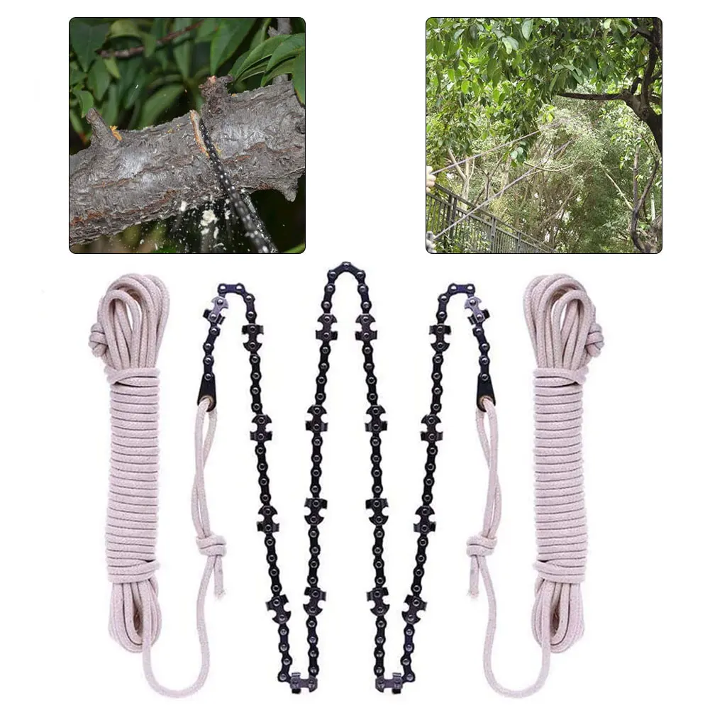 

Hand Chain Saw Tools Gardening Branch Saw Outdoor Logging Pruning Tools With Polyester Fiber Rope For High Limb Tree Branch