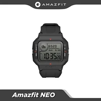 new 2020 amazfit neo smart watch bluetooth smartwatch 5atm tracking 28days battery life watch for android ios phone