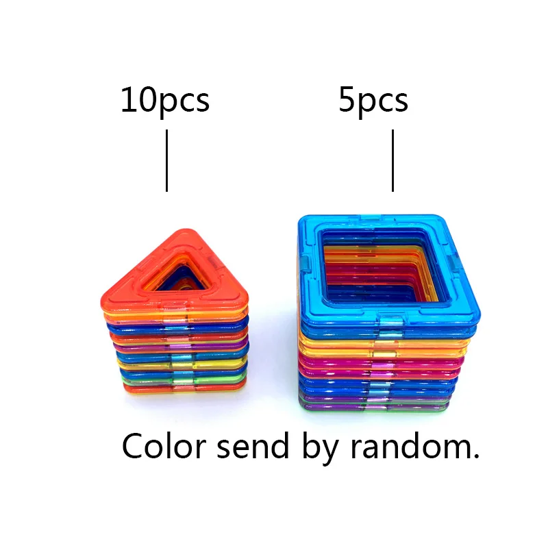 15 шт./компл. большой размер магнитный дизайнерский Строительный набор модель