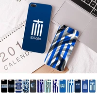greece greek national flags phone case for iphone 13 11 12 pro xs max 8 7 6 6s plus x 5s se 2020 xr cover