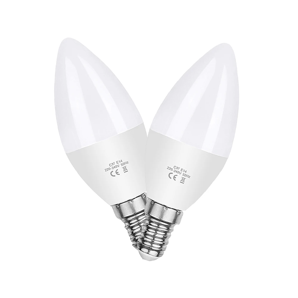 Энергосберегающая светильник почка Эдисона лампочки в виде свечей E14 110 В