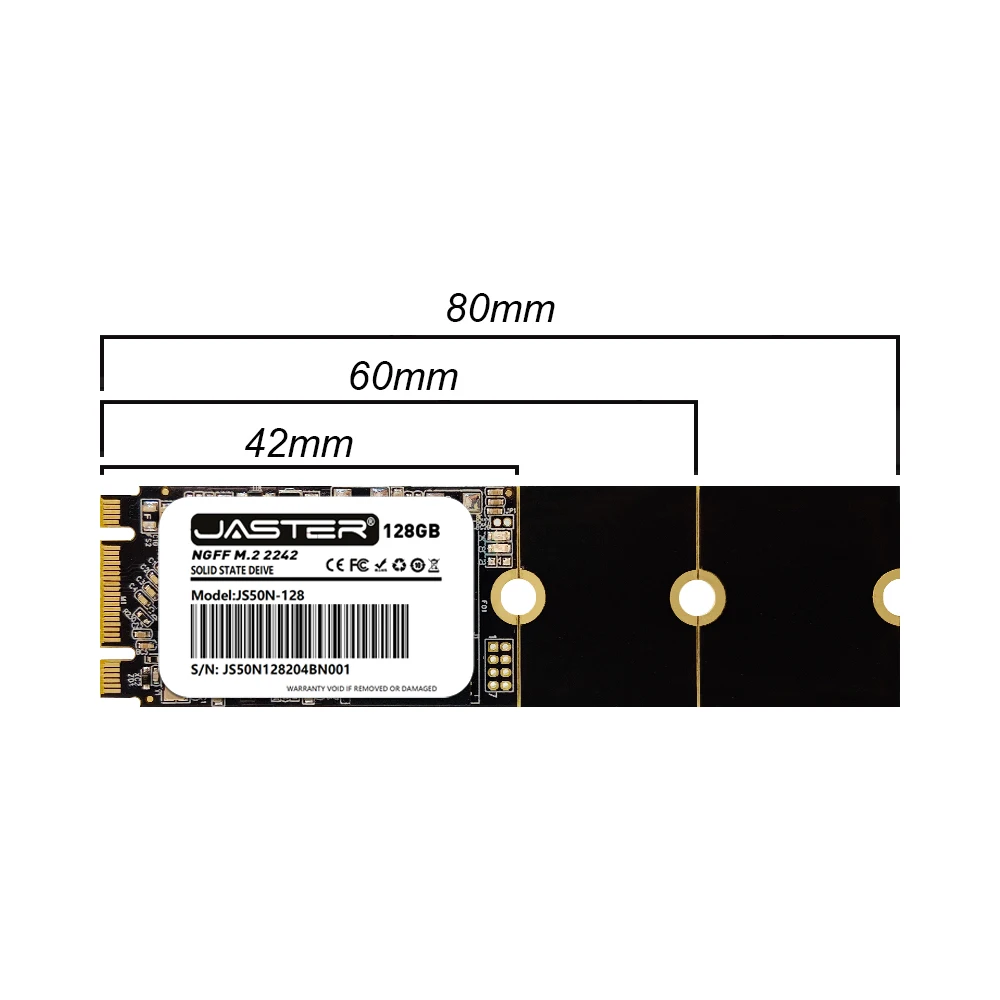 JASTER SSD M.2 2242 NGFF ssd 128 Гб 256 ГБ 512 Внутренний твердотельный накопитель для ноутбука