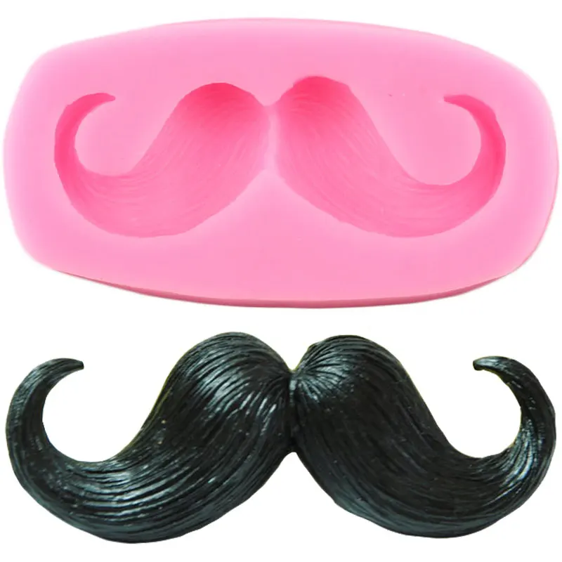 Кудрявые большие усы силиконовые аксессуары для рукоделия искусственная глина
