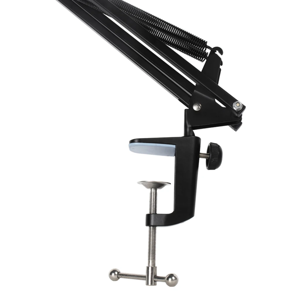 Подставка для микрофона KFW с ножничным рычагом универсальная поворотная