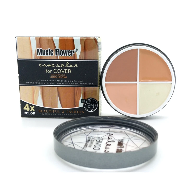 Брендовый высококачественный макияж 4 цвета корректирующий консилер палитра для