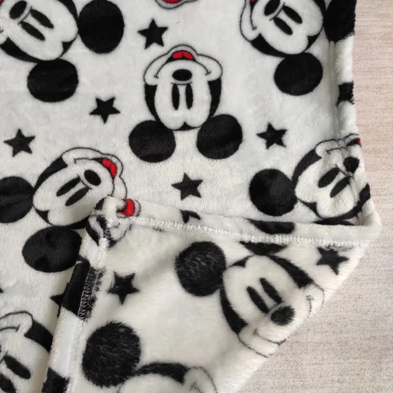 Disney Mickey Mouse серое и черное супер мягкое одеяло 100x100 см для маленьких мальчиков