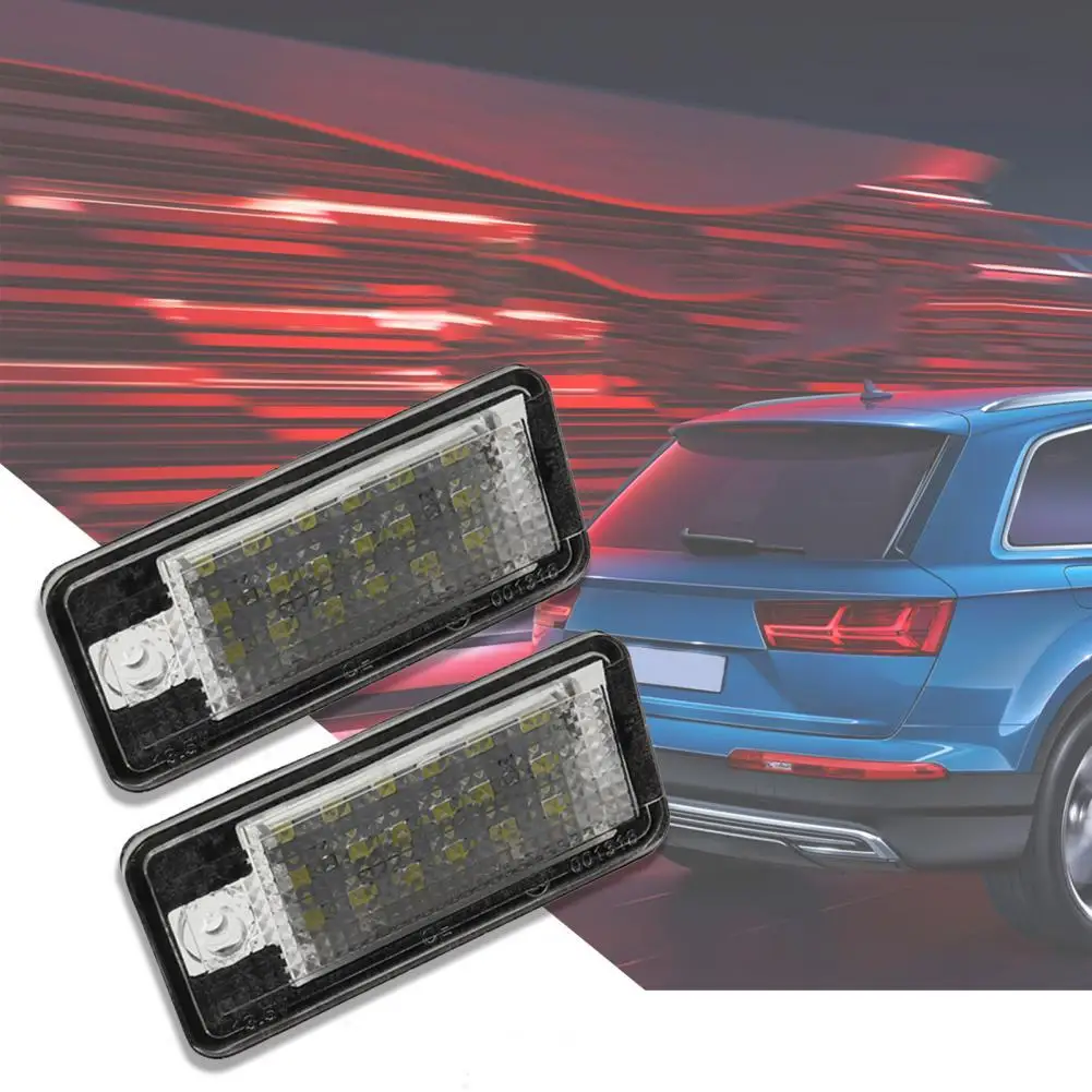 

Useful Number Plate Light Waterproof LED Auto LED License Plate Lights License Number Plate Lamp License Plate Light 2Pcs