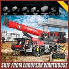 Моторизованный мобильный кран Yeshin MOC 22003, высокотехнологичные игрушки, приложение на радиоуправлении, Сборная модель, рождественские подарки для детей