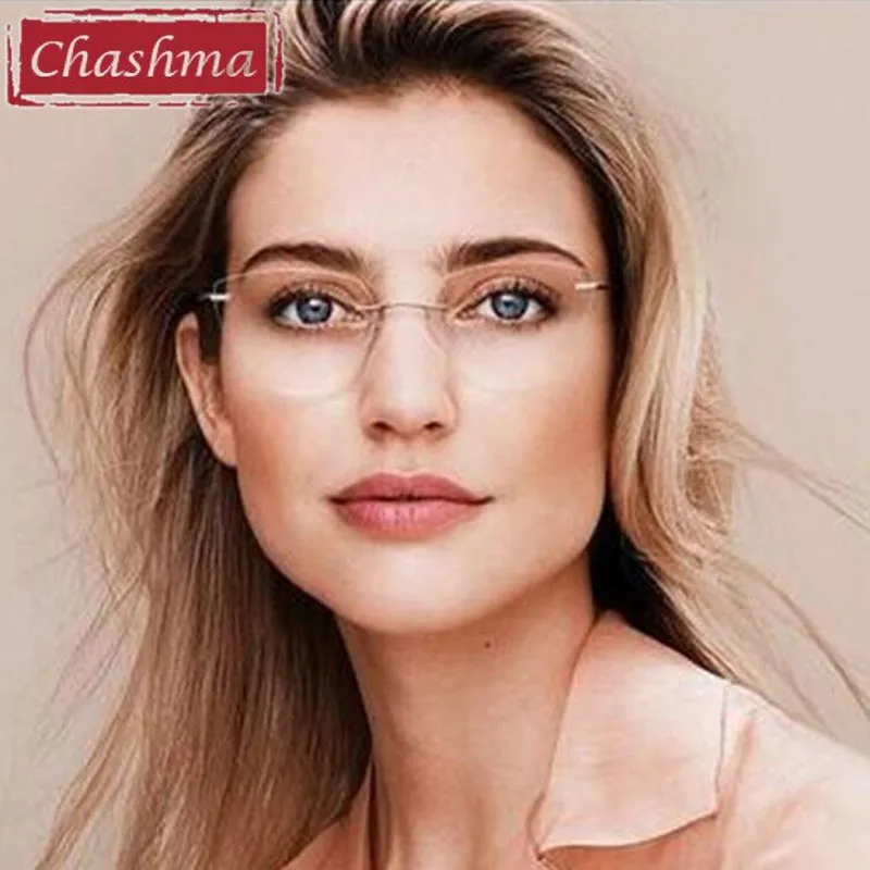 2 g оправа для оптических очков анти синий луч титановые очки без оправы MR 8