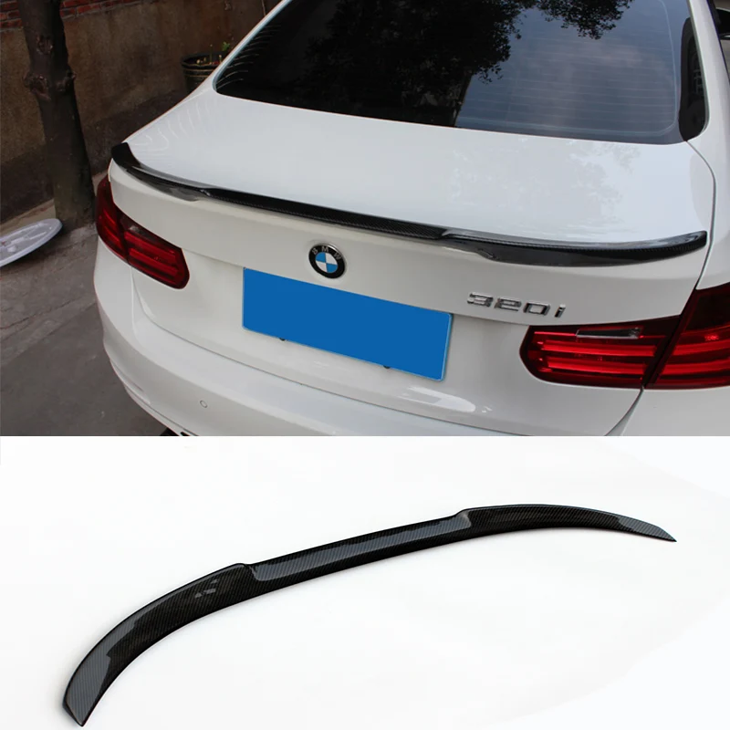 

V Style F30 F80 Carbon Fiber Car Rear Trunk lip Spoiler Wing For BMW F30 F80 M3 2015-2016