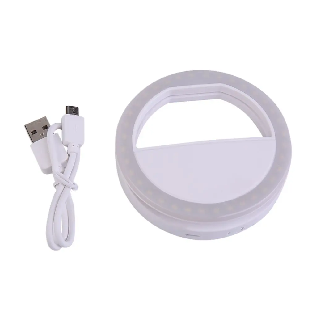 Умный телефон заполняющий свет перезаряжаемый клип на дизайн светящаяся лампа