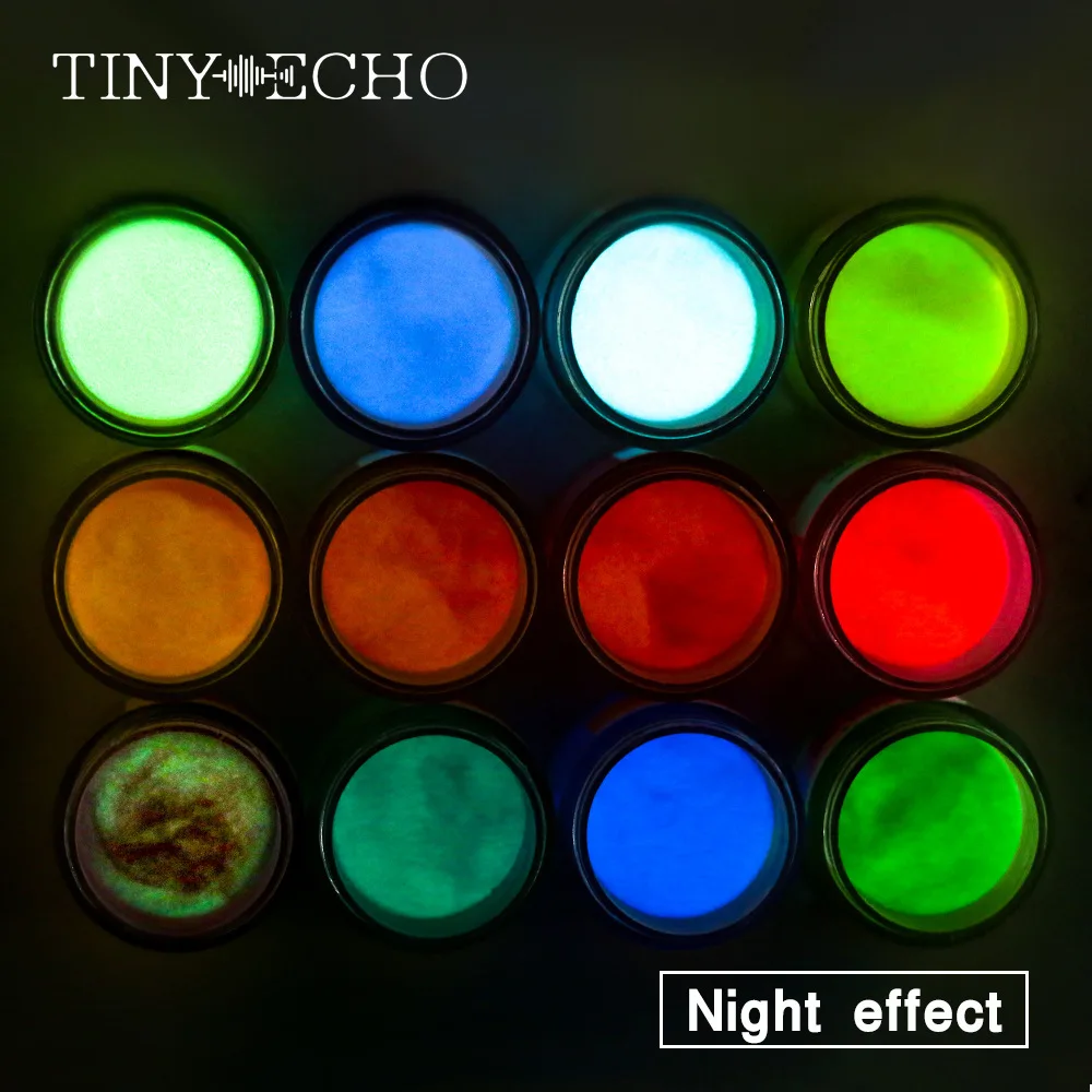 Одноцветная пудра белая прозрачная акриловая для ногтей 12 цветов хромированная