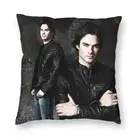 Чехол для подушки Иан Сомерхолдер Деймон Сальваторе украшение 3D двусторонняя печать Дневники вампира наволочка для гостиной
